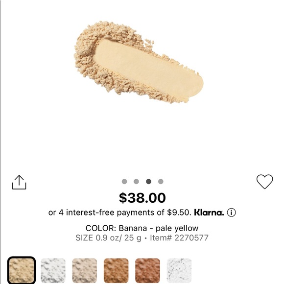 Anastasia loose setting powder in banana brand new - Picture 3 of 4